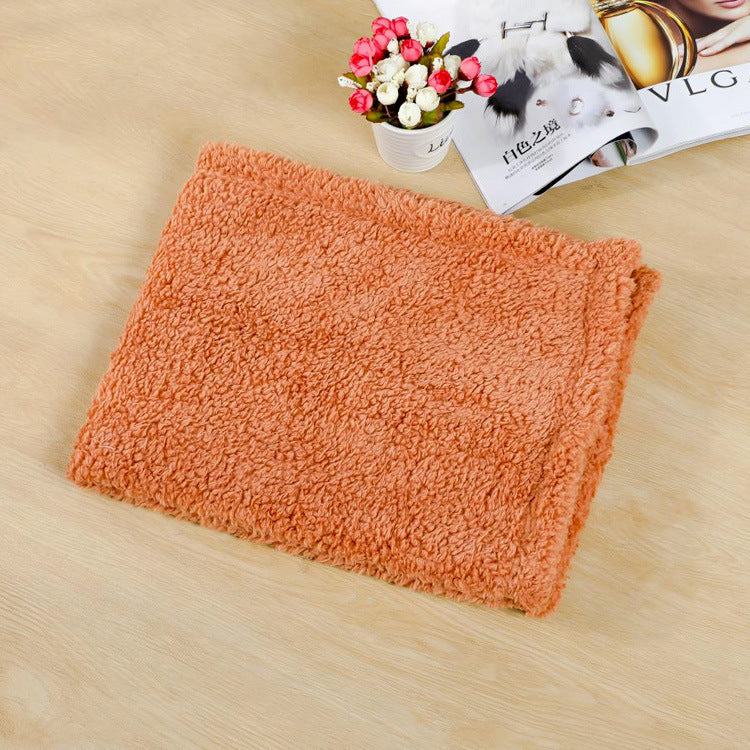 Light Brown soft washable pet blanket
