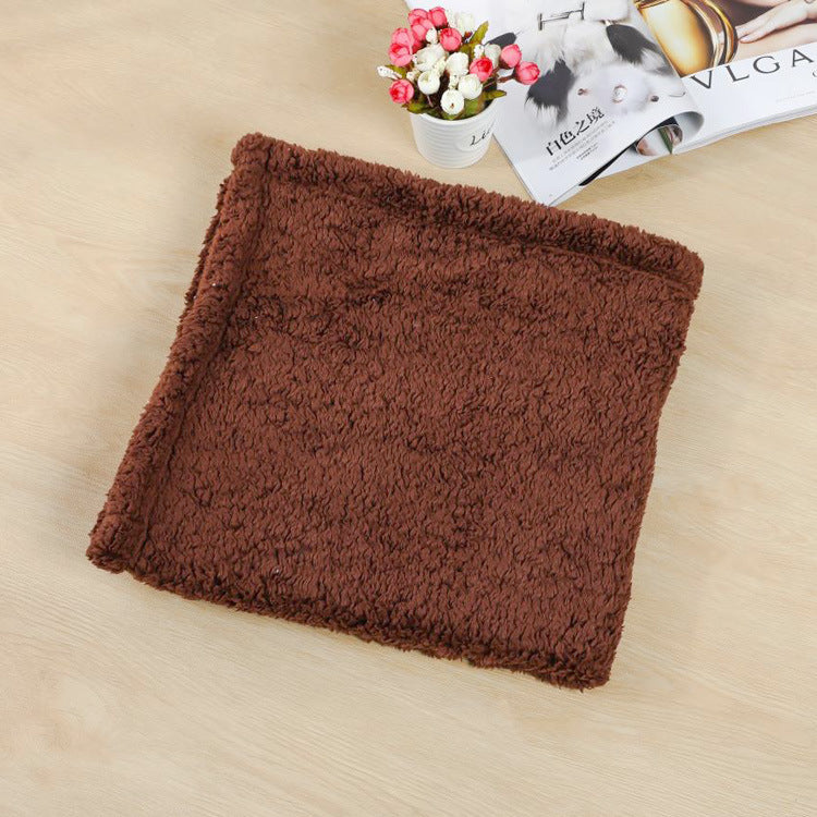 Brown soft washable pet blanket