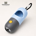 Tommy Murr Blue Gray LED dog waste bag dispenser
